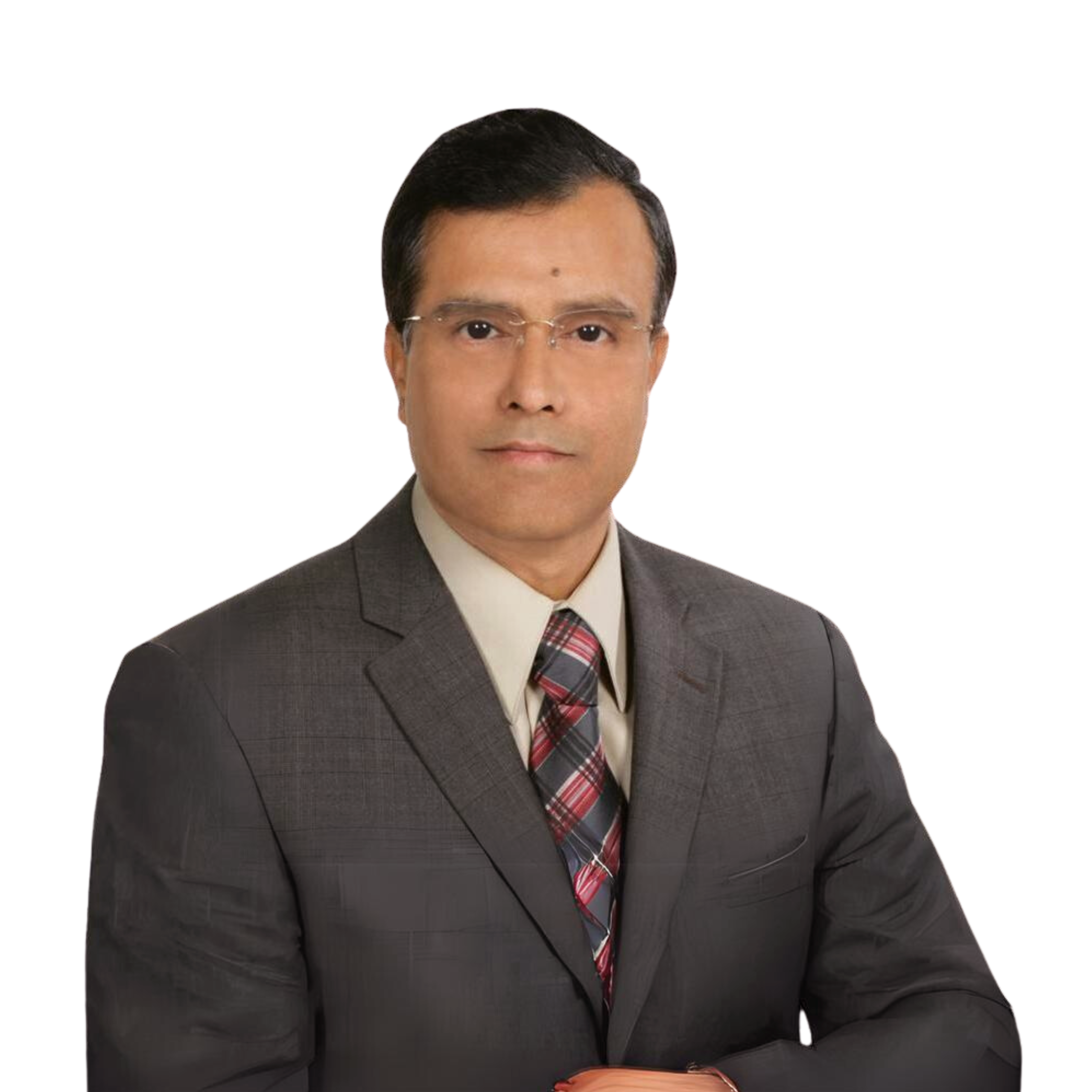 A headshot of Azfer Syed